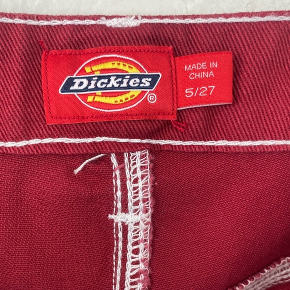 Dickies Jeans Womens Dickies Red Carpenter Pants Baggy Y2k Street Style Size 5 Or 27 Poshmark